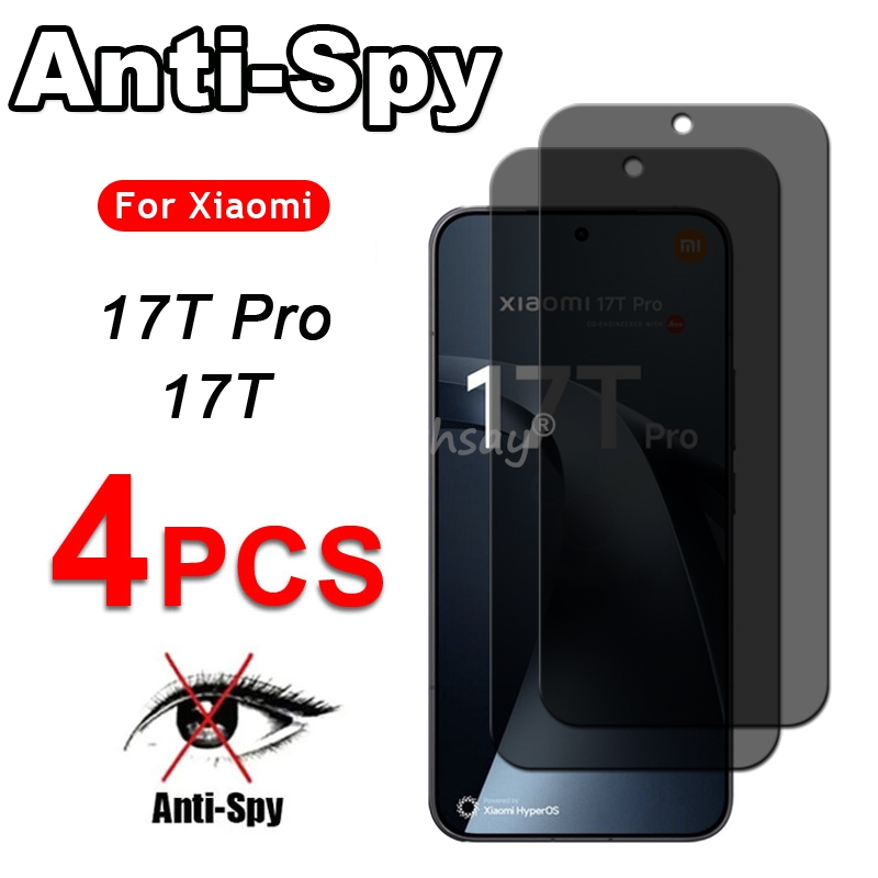 Matte Anti Glare Screen Protector - Privacy Screen Glass For Xiaomi 17T