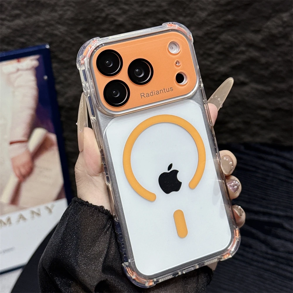 For Magsafe Clear Bumper Lens  - Clear Shockproof Bumper Case review and price
