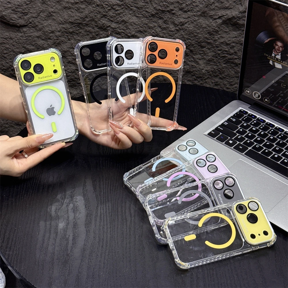 For Magsafe Clear Bumper Lens  - Clear Shockproof Bumper Case review and price