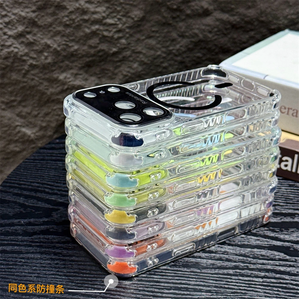For Magsafe Clear Bumper Lens  - Clear Shockproof Bumper Case review and price