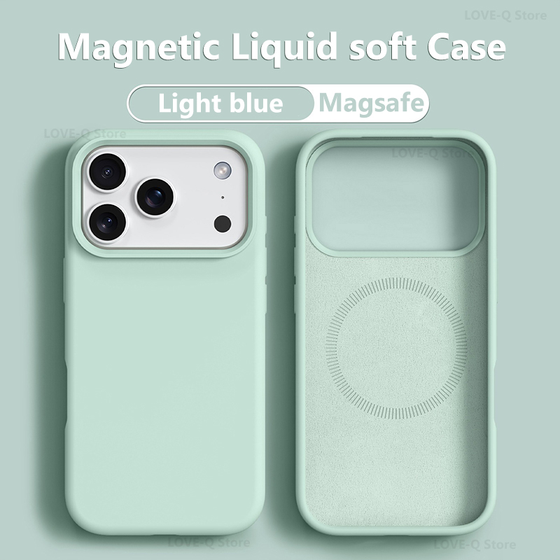 Original Magnetic For MagSafe  - Liquid Silicone Magnetic Phone Case review and price