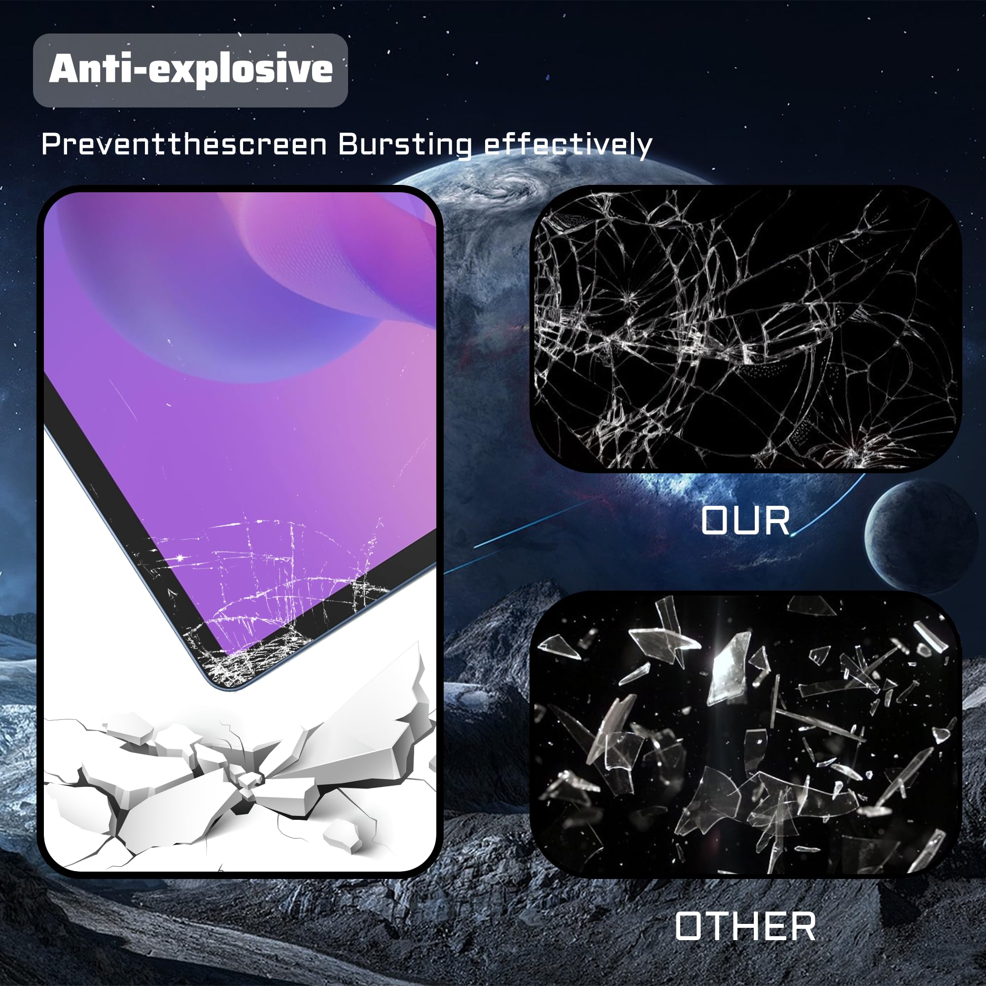 Tablet Tempered Glass For Leno - Matte Anti Glare Screen Protector review and price
