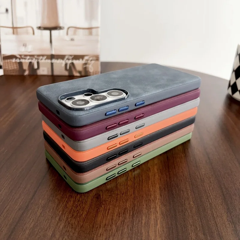 Retro PU Leather Texture Phone - Matte Hard Pc Back Case review and price
